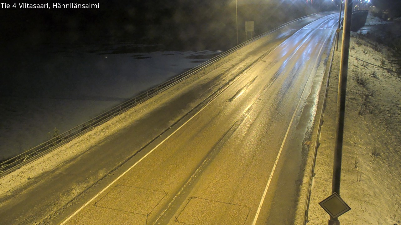 Weather Camera Image Väg 4 Viitasaari Hännilänsalmi, Viitasaari, Keski-Suomi