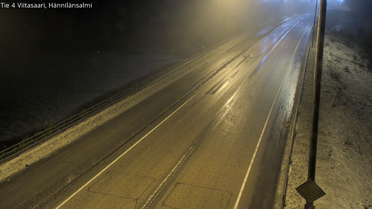 Weather Camera Image Väg 4 Viitasaari Hännilänsalmi, Viitasaari, Keski-Suomi