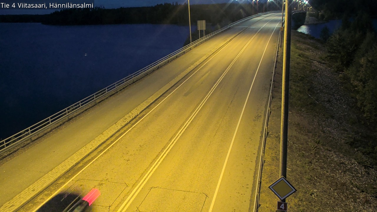 Weather Camera Image Väg 4 Viitasaari Hännilänsalmi, Viitasaari, Keski-Suomi