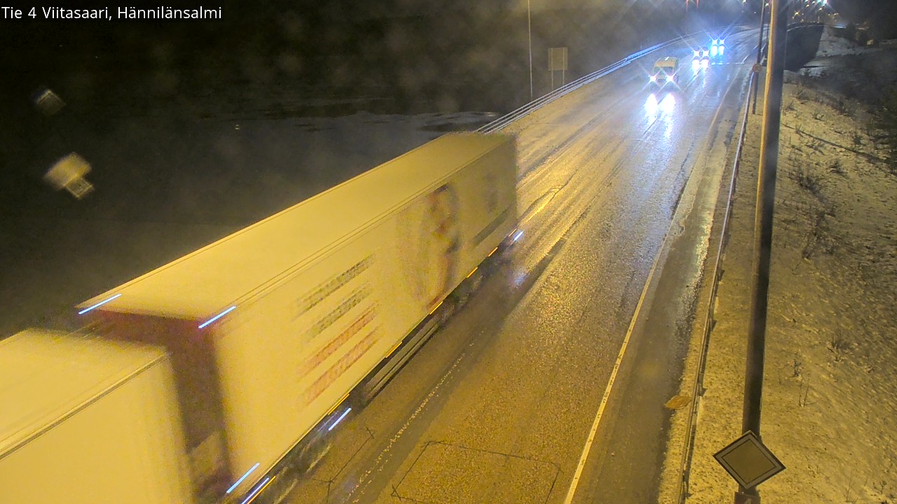 Weather Camera Image Väg 4 Viitasaari Hännilänsalmi, Viitasaari, Keski-Suomi