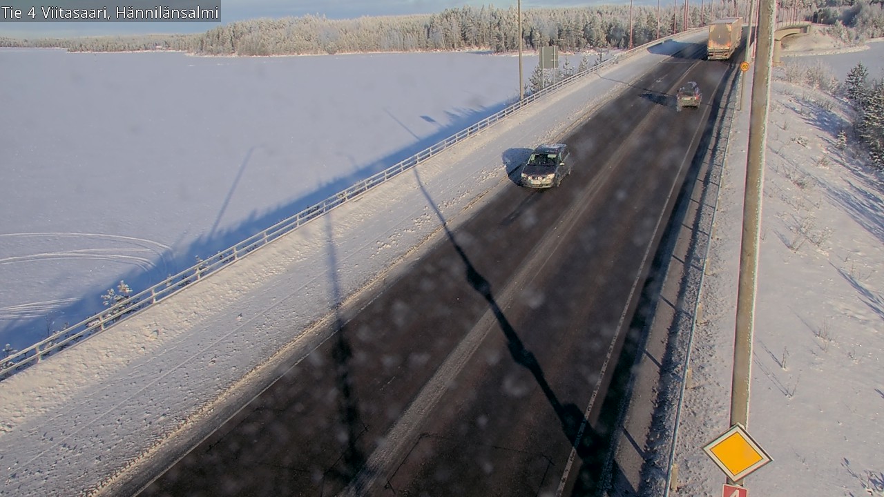 Weather Camera Image Road 4 Viitasaari Hännilänsalmi, Viitasaari, Keski-Suomi