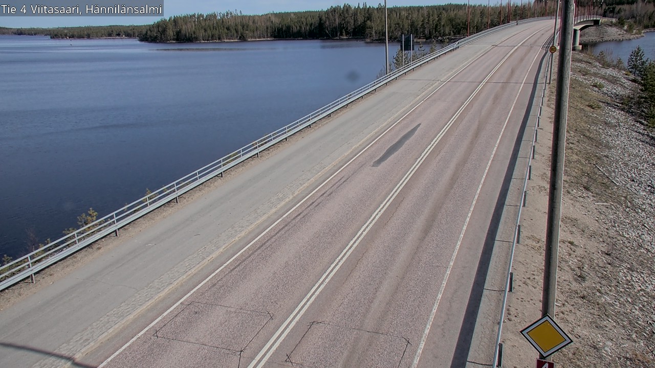 Weather Camera Image Väg 4 Viitasaari Hännilänsalmi, Viitasaari, Keski-Suomi