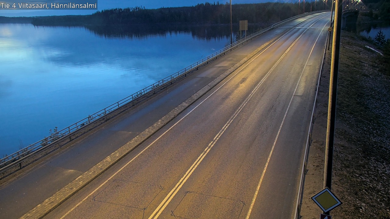 Weather Camera Image Väg 4 Viitasaari Hännilänsalmi, Viitasaari, Keski-Suomi