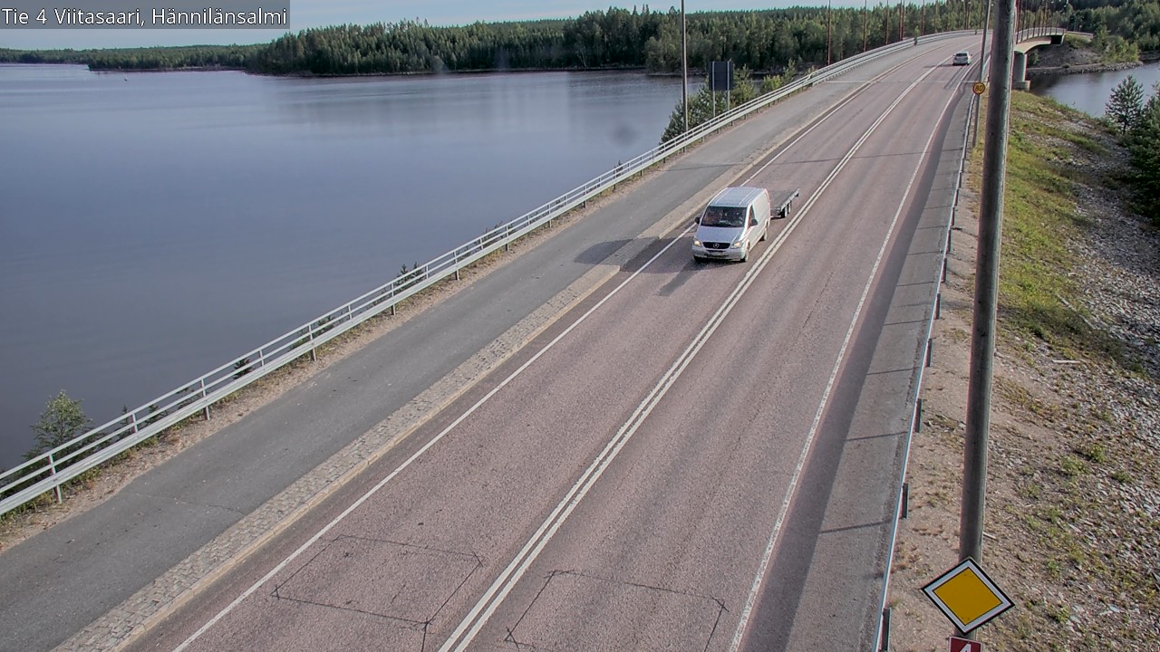 Weather Camera Image Road 4 Viitasaari Hännilänsalmi, Viitasaari, Keski-Suomi