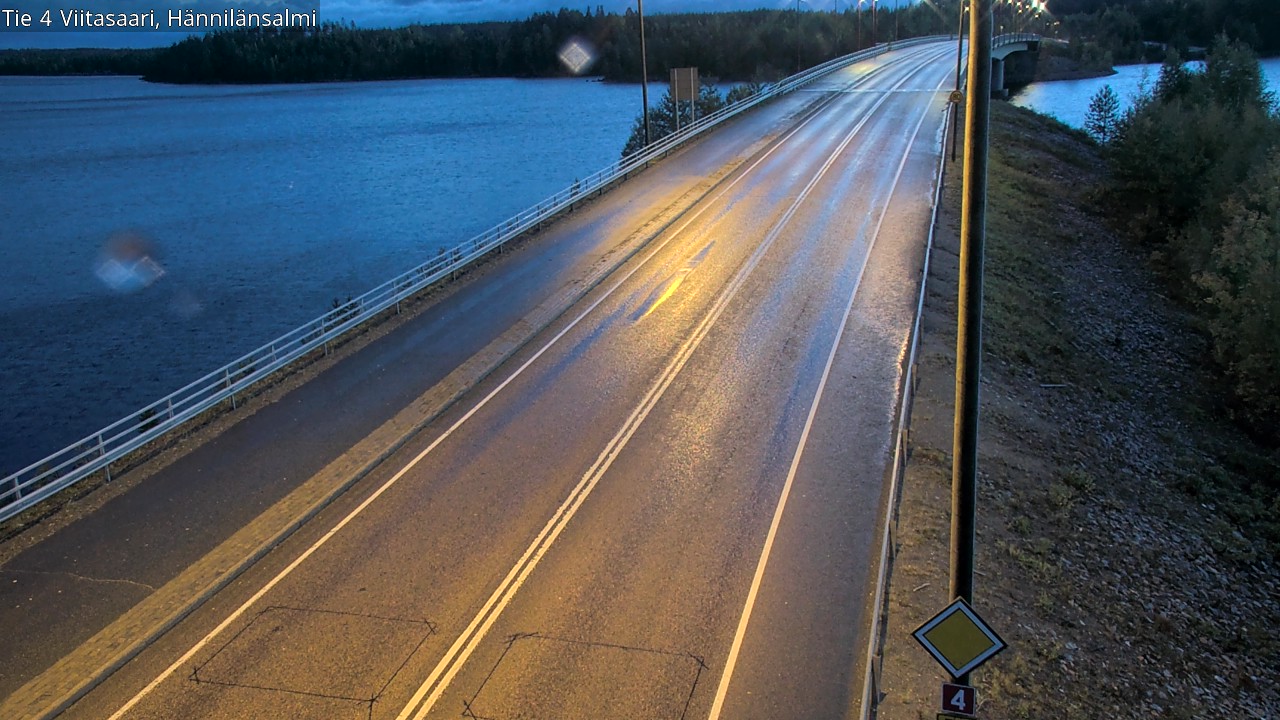 Weather Camera Image Väg 4 Viitasaari Hännilänsalmi, Viitasaari, Keski-Suomi