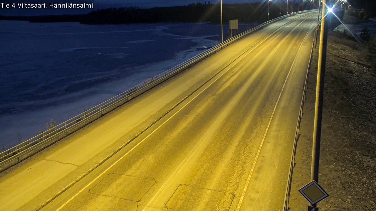 Weather Camera Image Road 4 Viitasaari Hännilänsalmi, Viitasaari, Keski-Suomi