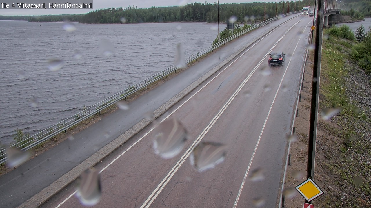 Weather Camera Image Väg 4 Viitasaari Hännilänsalmi, Viitasaari, Keski-Suomi