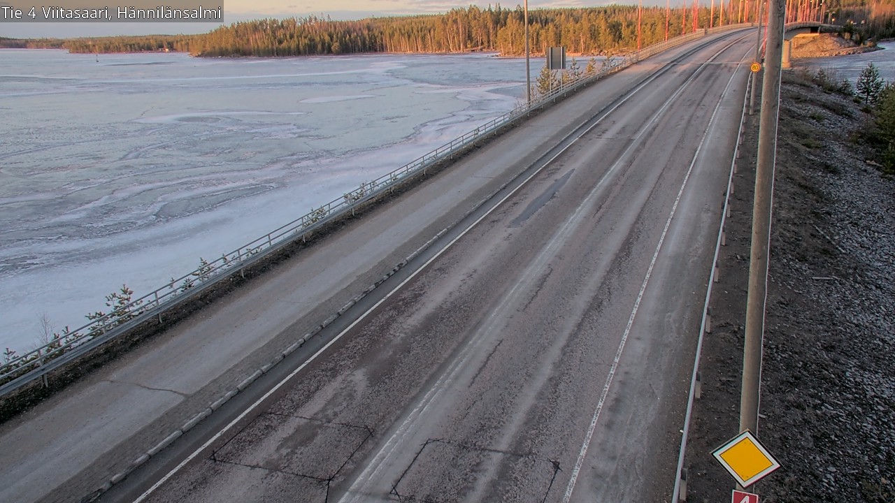 Weather Camera Image Road 4 Viitasaari Hännilänsalmi, Viitasaari, Keski-Suomi