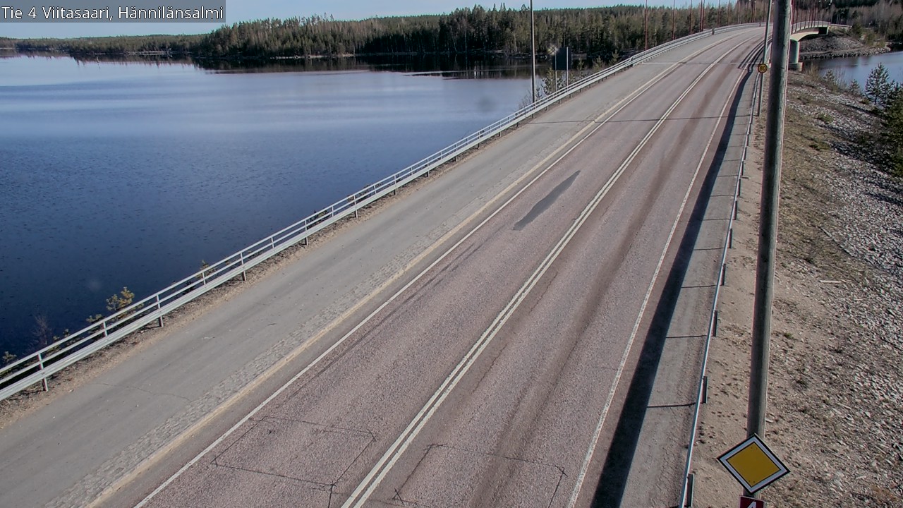 Weather Camera Image Väg 4 Viitasaari Hännilänsalmi, Viitasaari, Keski-Suomi