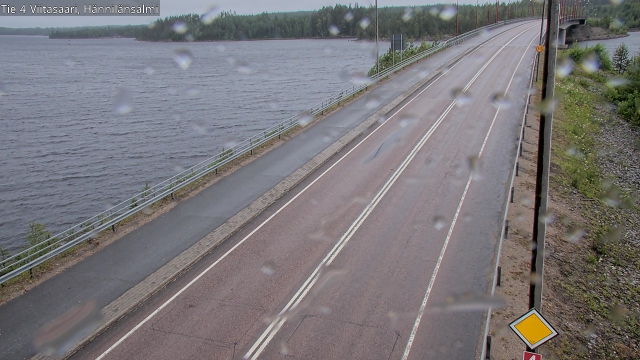Weather Camera Image Väg 4 Viitasaari Hännilänsalmi, Viitasaari, Keski-Suomi