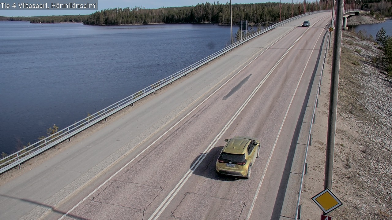 Weather Camera Image Väg 4 Viitasaari Hännilänsalmi, Viitasaari, Keski-Suomi