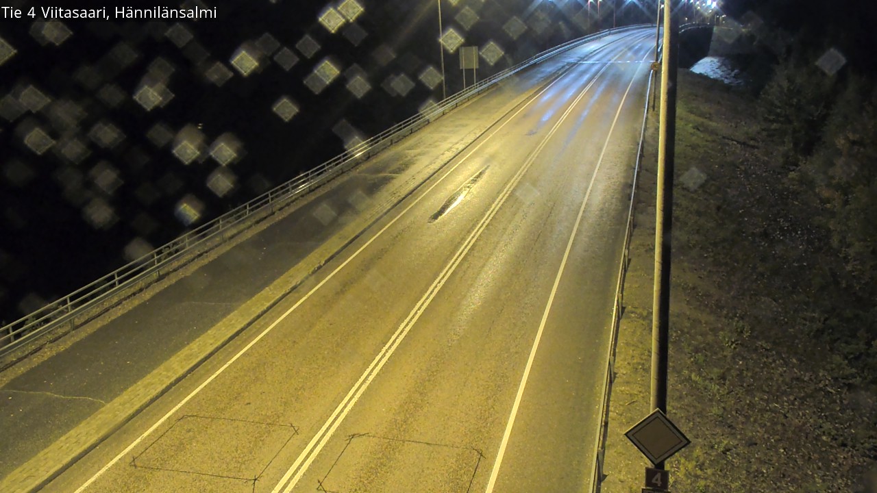 Weather Camera Image Väg 4 Viitasaari Hännilänsalmi, Viitasaari, Keski-Suomi