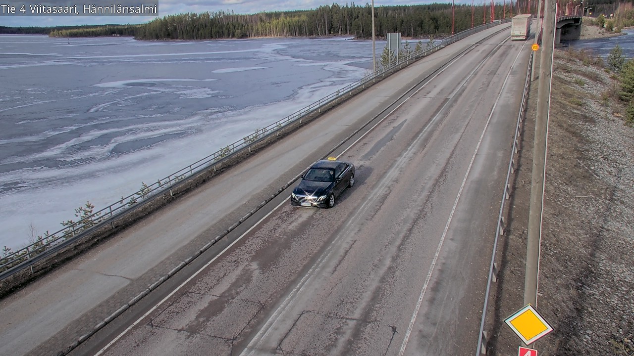 Weather Camera Image Road 4 Viitasaari Hännilänsalmi, Viitasaari, Keski-Suomi