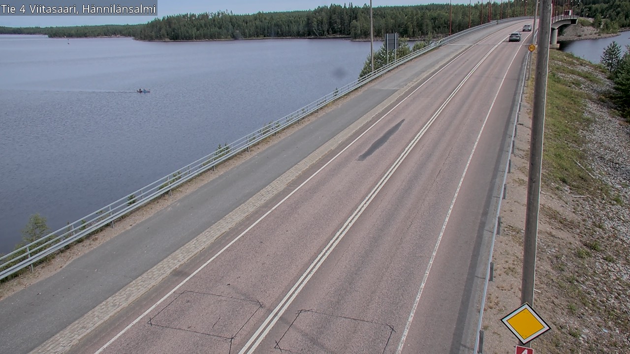 Weather Camera Image Road 4 Viitasaari Hännilänsalmi, Viitasaari, Keski-Suomi