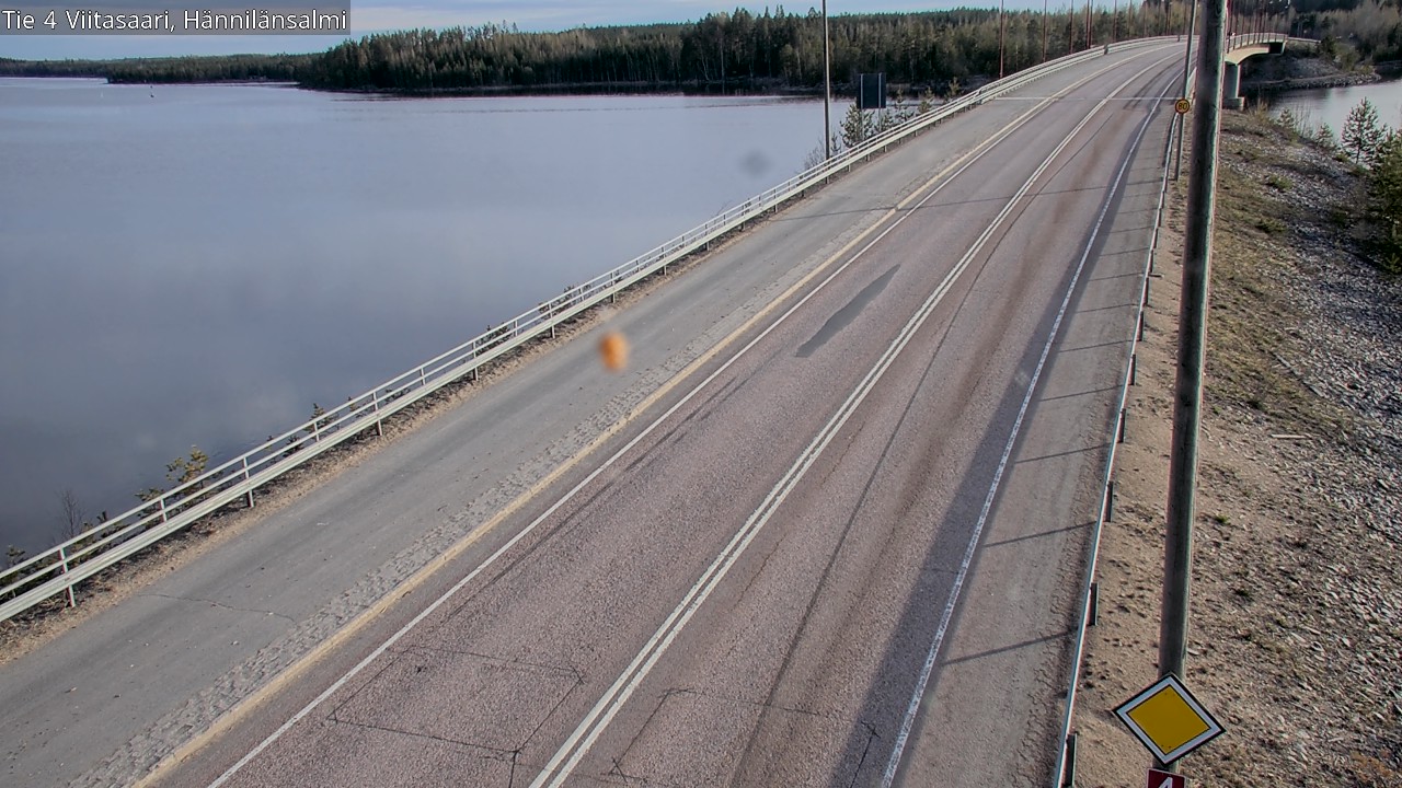 Weather Camera Image Road 4 Viitasaari Hännilänsalmi, Viitasaari, Keski-Suomi