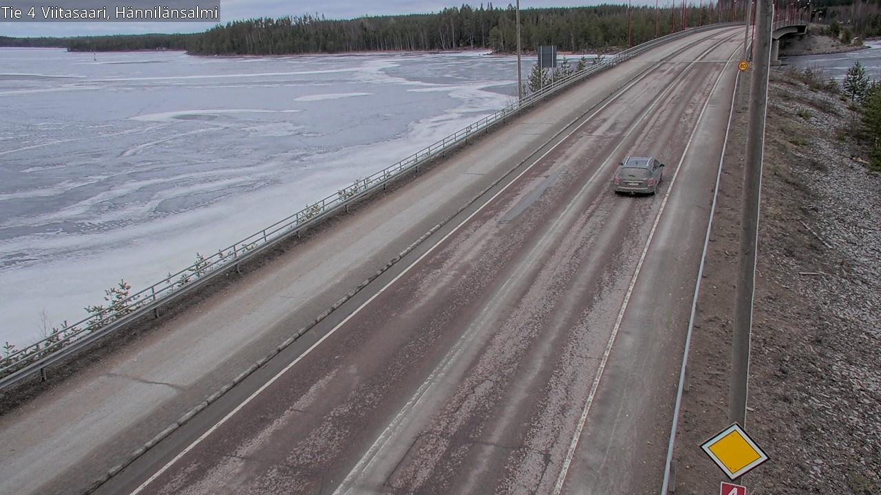 Weather Camera Image Road 4 Viitasaari Hännilänsalmi, Viitasaari, Keski-Suomi