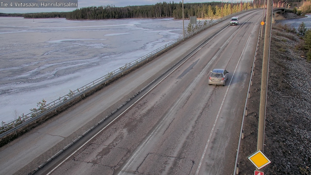 Weather Camera Image Road 4 Viitasaari Hännilänsalmi, Viitasaari, Keski-Suomi