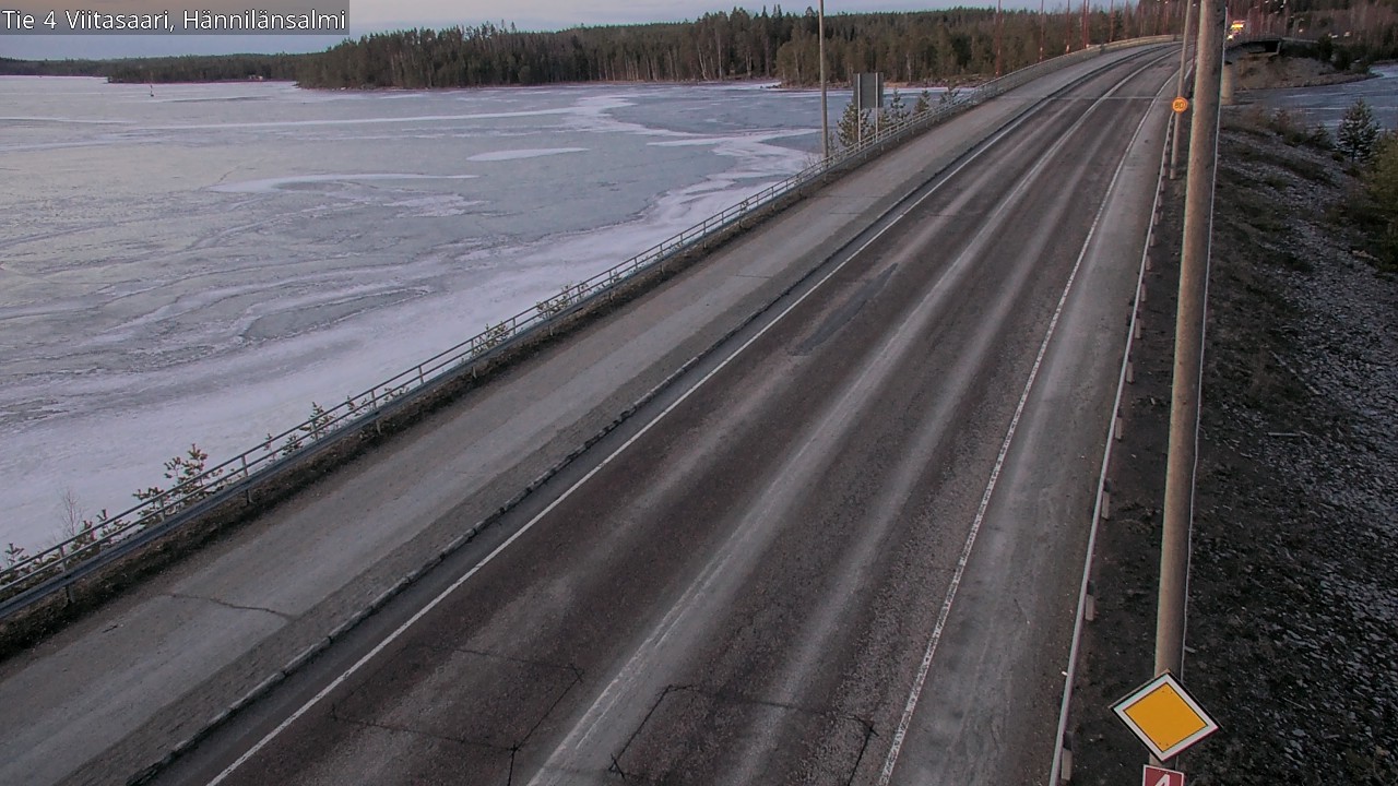 Weather Camera Image Road 4 Viitasaari Hännilänsalmi, Viitasaari, Keski-Suomi