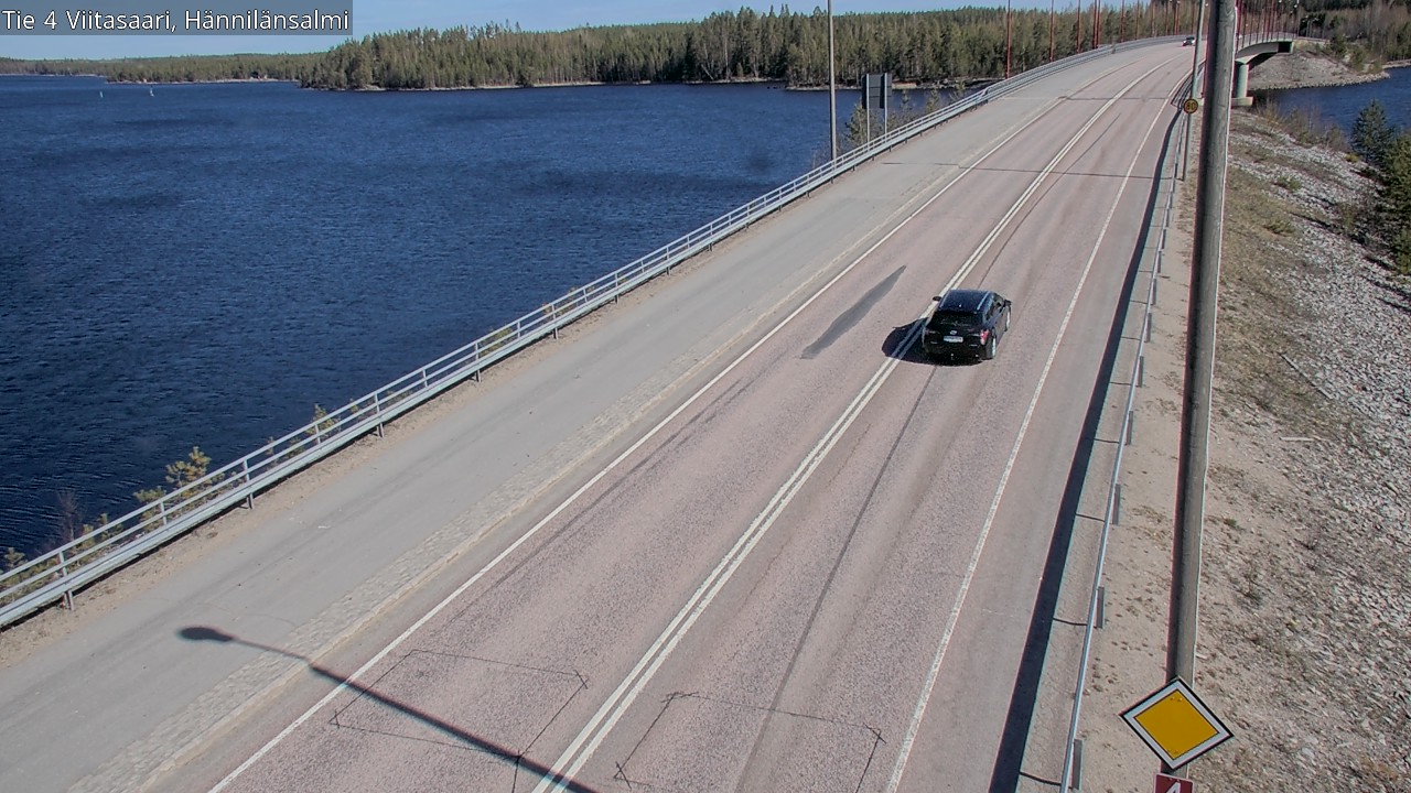 Weather Camera Image Road 4 Viitasaari Hännilänsalmi, Viitasaari, Keski-Suomi