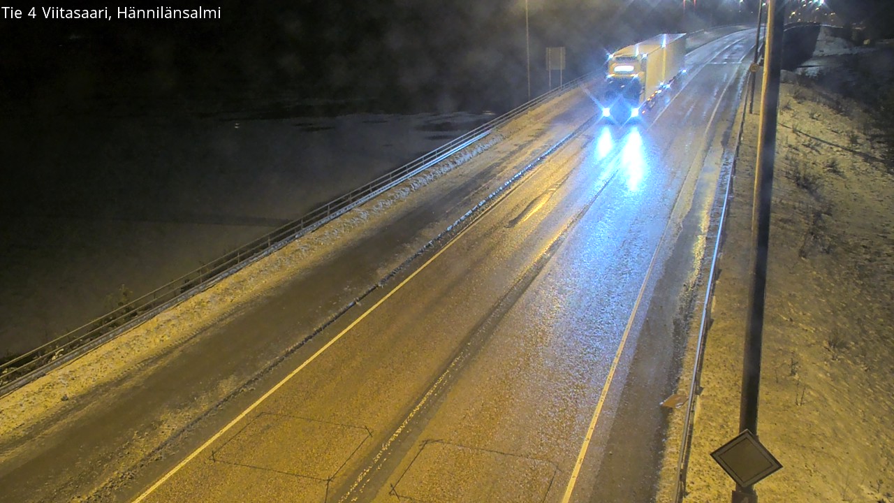 Weather Camera Image Väg 4 Viitasaari Hännilänsalmi, Viitasaari, Keski-Suomi