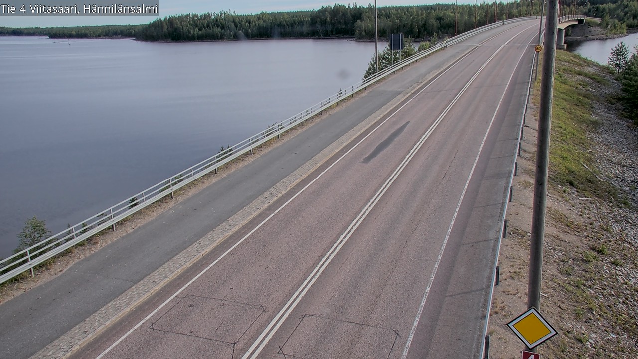 Weather Camera Image Road 4 Viitasaari Hännilänsalmi, Viitasaari, Keski-Suomi