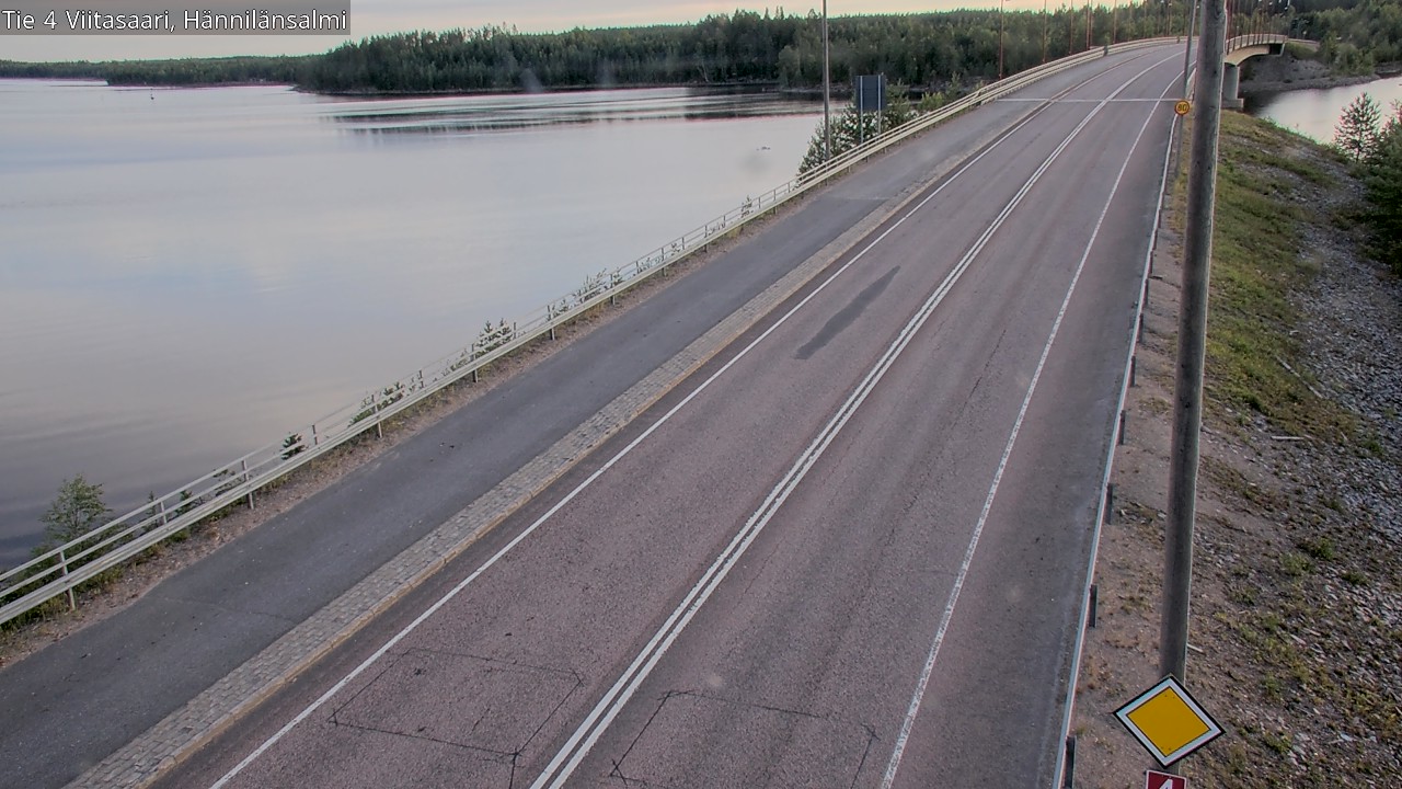 Weather Camera Image Road 4 Viitasaari Hännilänsalmi, Viitasaari, Keski-Suomi