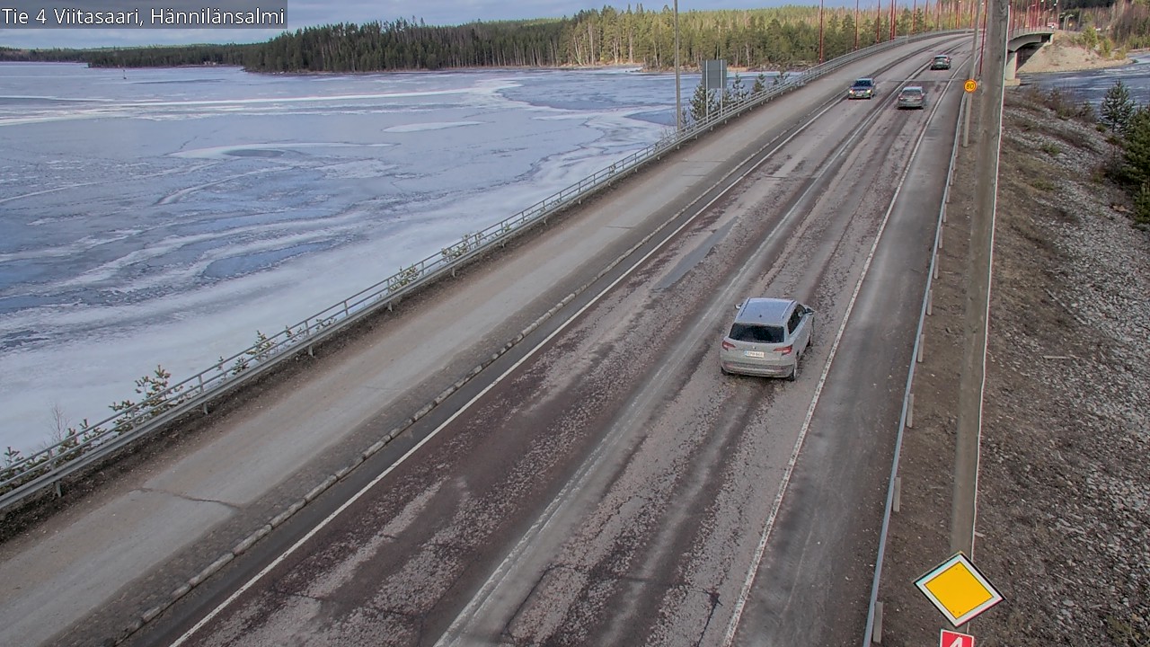 Weather Camera Image Road 4 Viitasaari Hännilänsalmi, Viitasaari, Keski-Suomi