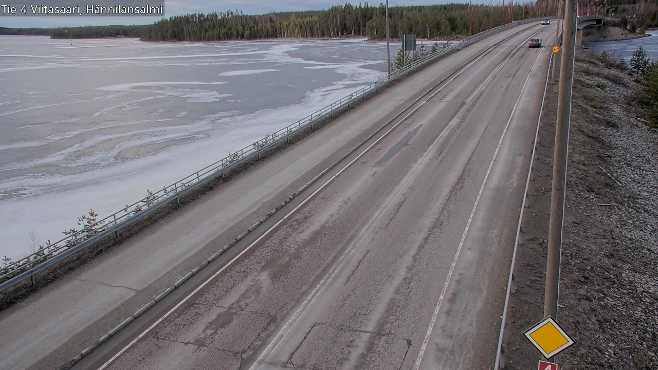 Weather Camera Image Road 4 Viitasaari Hännilänsalmi, Viitasaari, Keski-Suomi