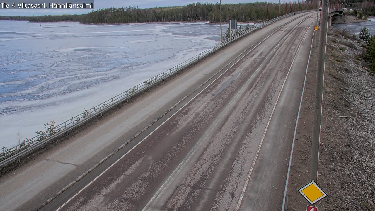 Weather Camera Image Road 4 Viitasaari Hännilänsalmi, Viitasaari, Keski-Suomi