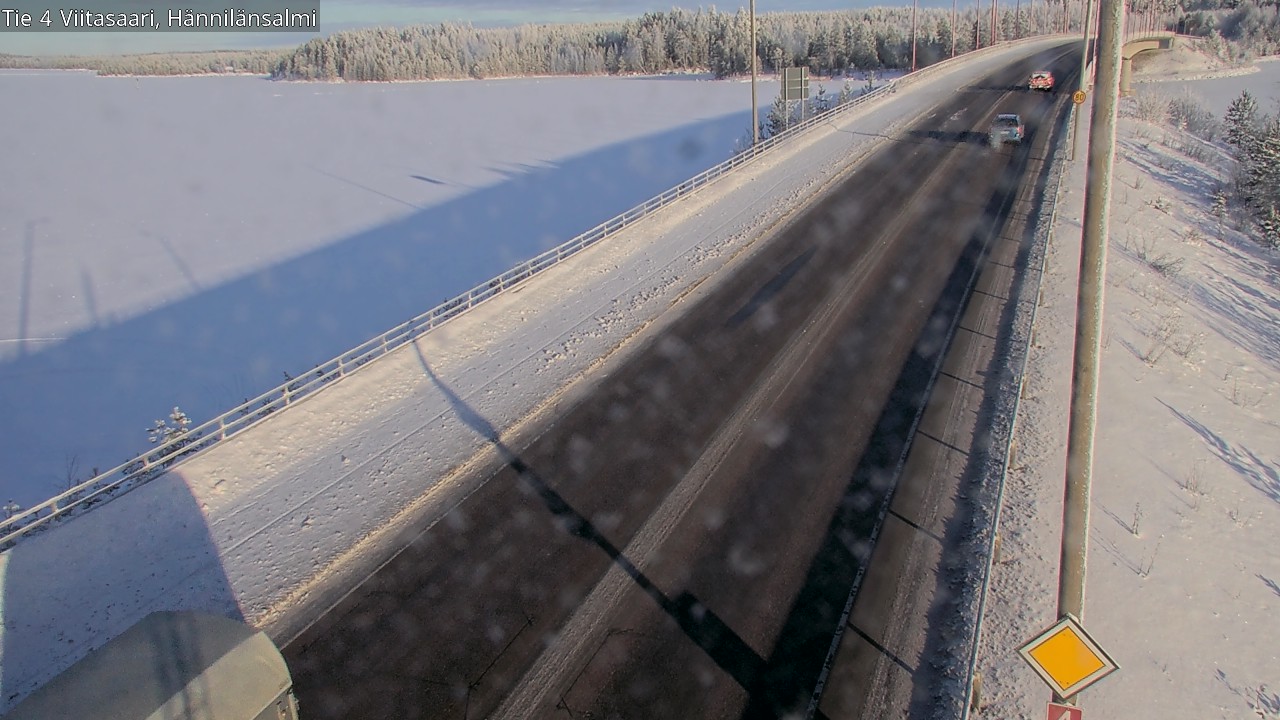 Weather Camera Image Väg 4 Viitasaari Hännilänsalmi, Viitasaari, Keski-Suomi
