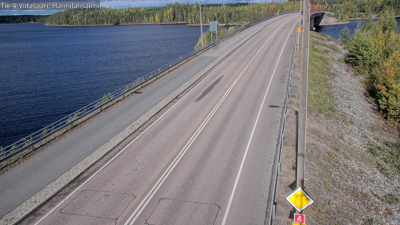 Weather Camera Image Road 4 Viitasaari Hännilänsalmi, Viitasaari, Keski-Suomi