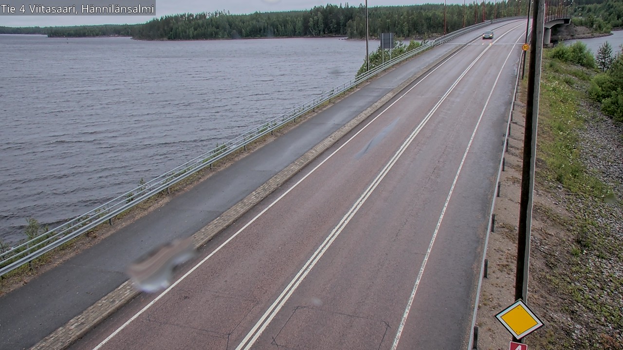 Weather Camera Image Väg 4 Viitasaari Hännilänsalmi, Viitasaari, Keski-Suomi