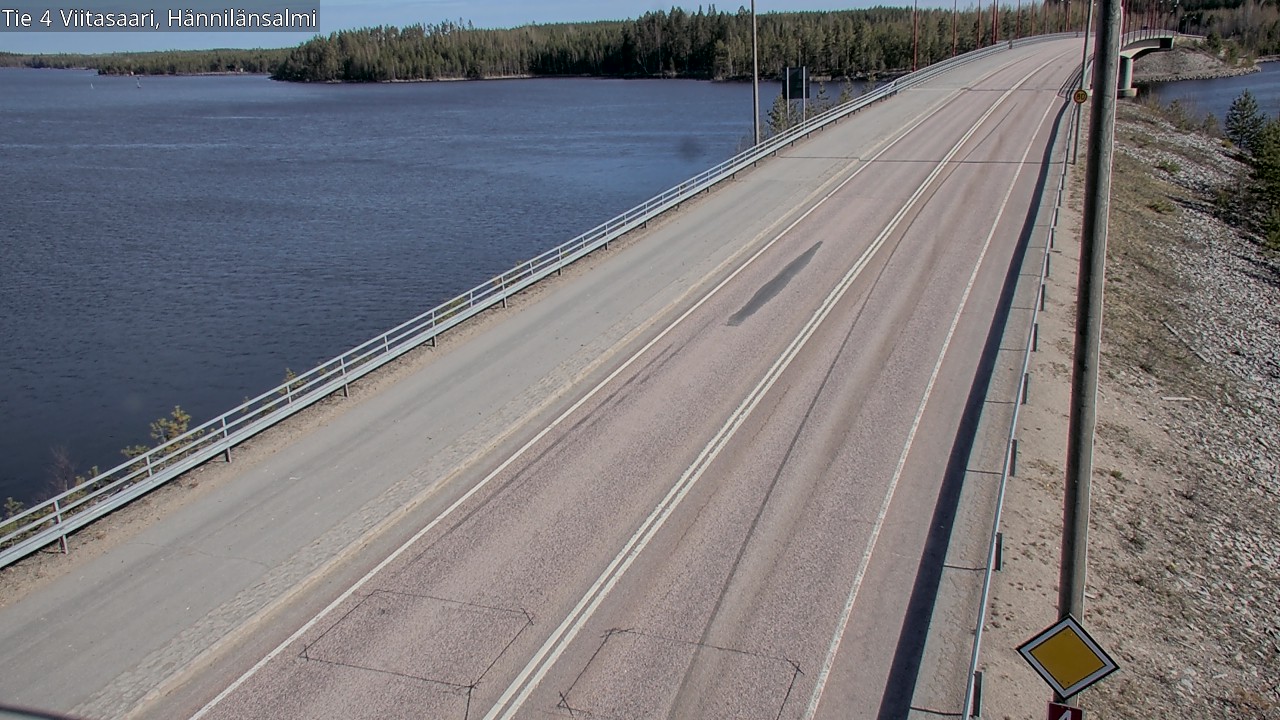 Weather Camera Image Road 4 Viitasaari Hännilänsalmi, Viitasaari, Keski-Suomi