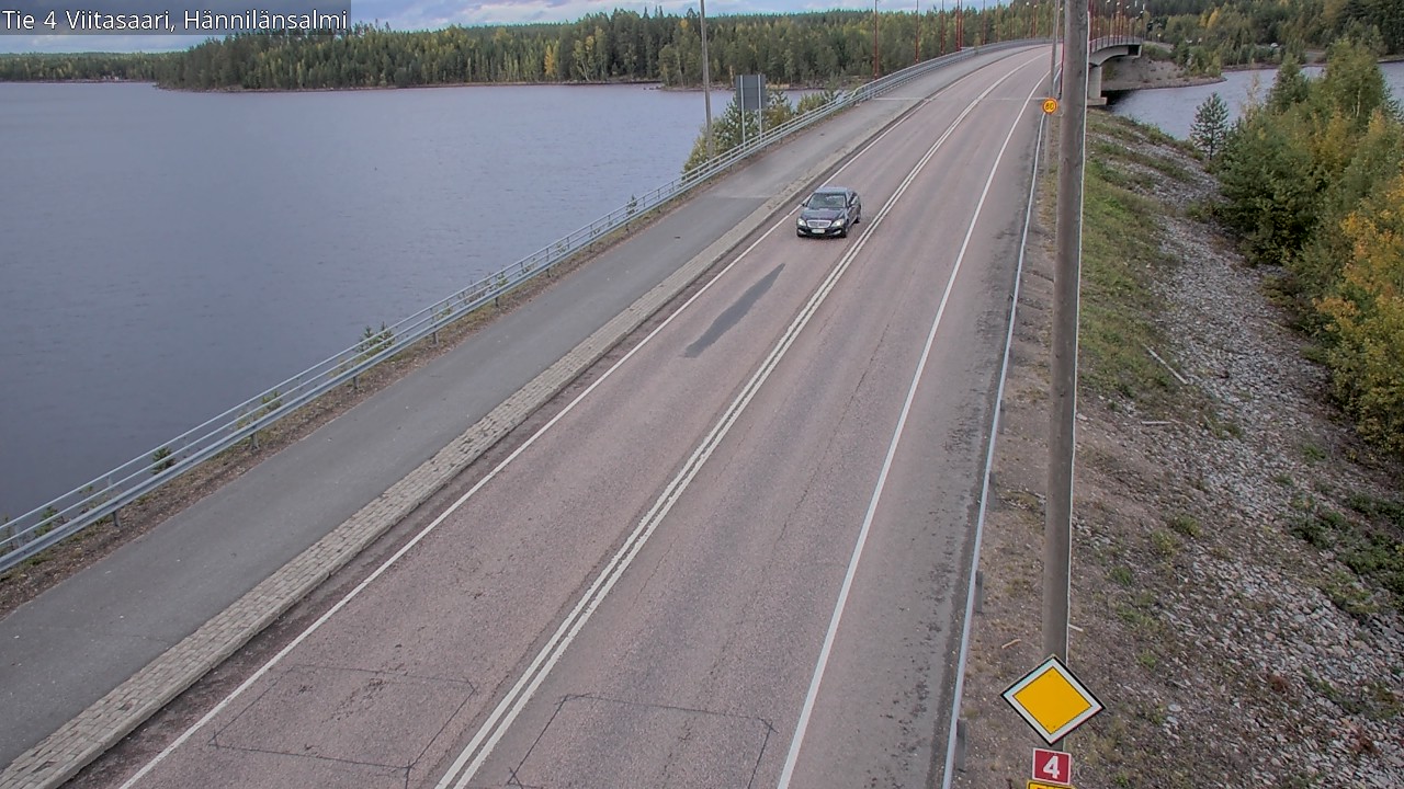 Weather Camera Image Väg 4 Viitasaari Hännilänsalmi, Viitasaari, Keski-Suomi
