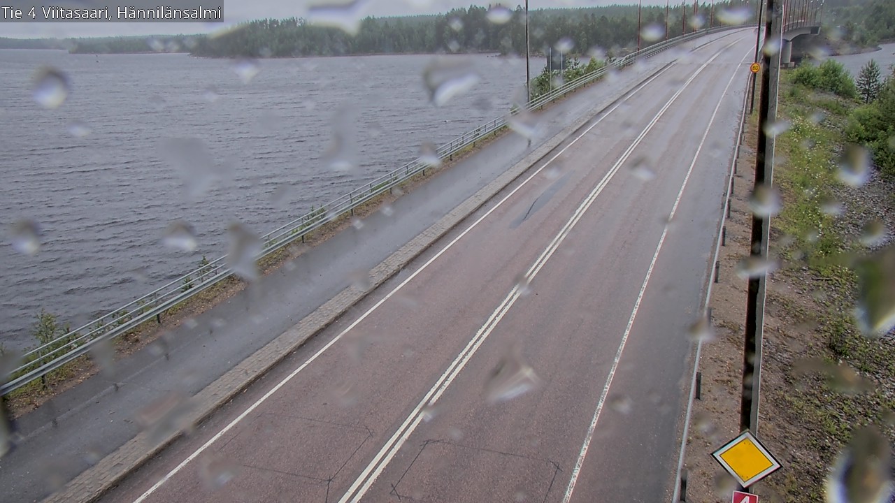 Weather Camera Image Road 4 Viitasaari Hännilänsalmi, Viitasaari, Keski-Suomi