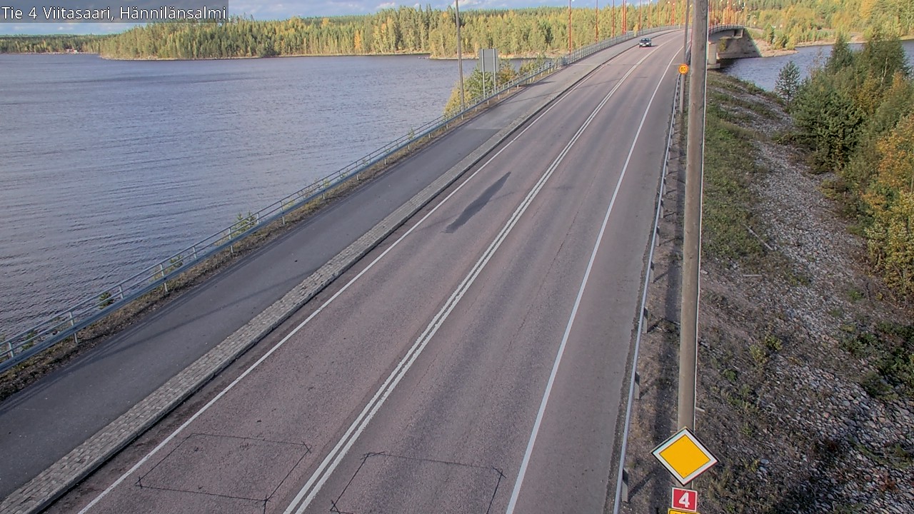 Weather Camera Image Road 4 Viitasaari Hännilänsalmi, Viitasaari, Keski-Suomi