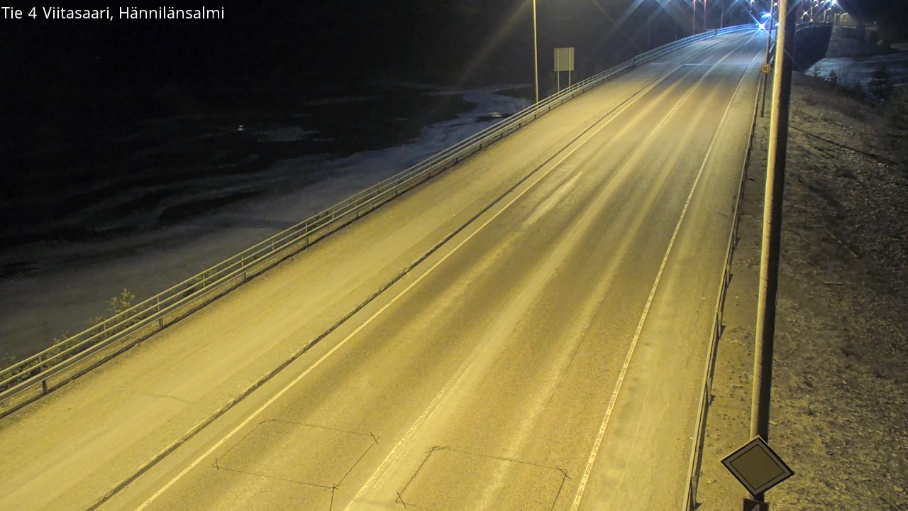 Weather Camera Image Road 4 Viitasaari Hännilänsalmi, Viitasaari, Keski-Suomi