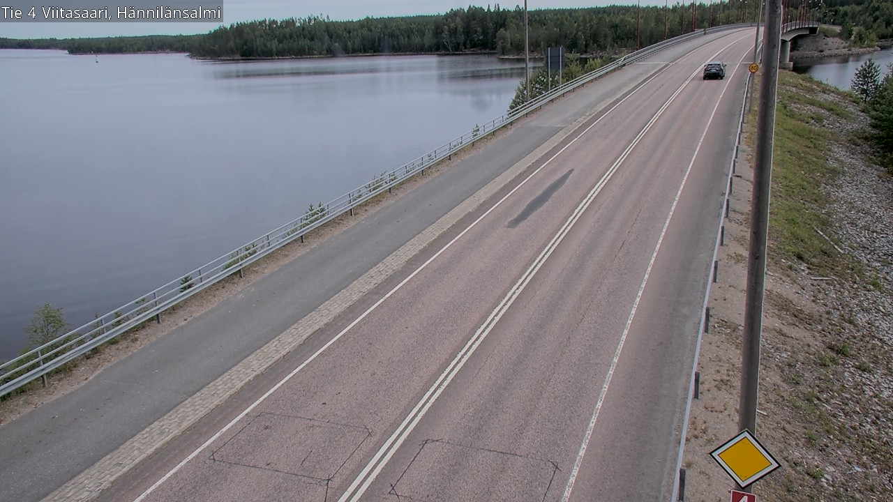 Weather Camera Image Road 4 Viitasaari Hännilänsalmi, Viitasaari, Keski-Suomi