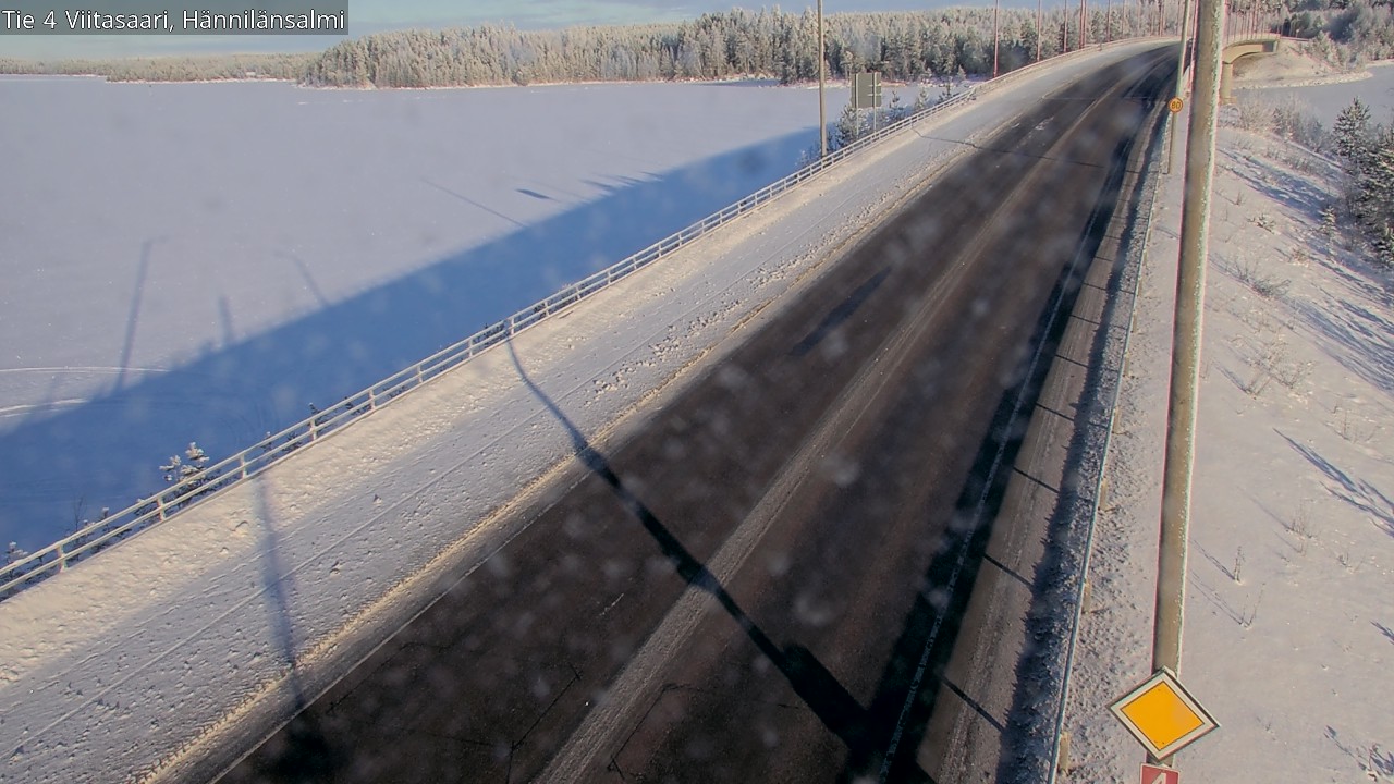 Weather Camera Image Väg 4 Viitasaari Hännilänsalmi, Viitasaari, Keski-Suomi