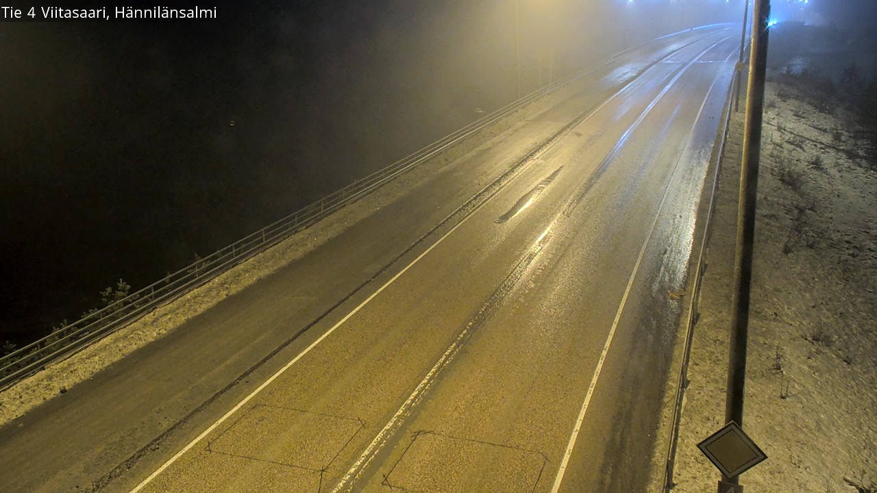 Weather Camera Image Väg 4 Viitasaari Hännilänsalmi, Viitasaari, Keski-Suomi