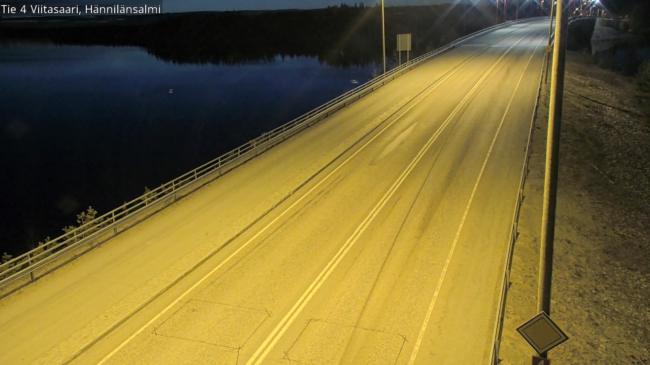 Weather Camera Image Road 4 Viitasaari Hännilänsalmi, Viitasaari, Keski-Suomi