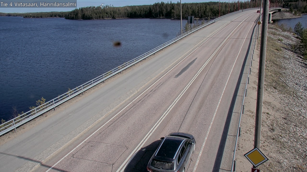 Weather Camera Image Road 4 Viitasaari Hännilänsalmi, Viitasaari, Keski-Suomi