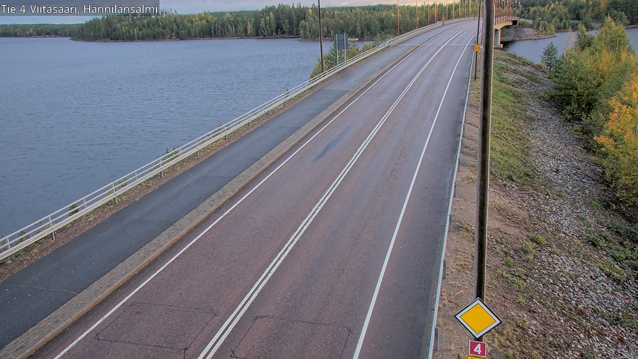 Weather Camera Image Väg 4 Viitasaari Hännilänsalmi, Viitasaari, Keski-Suomi