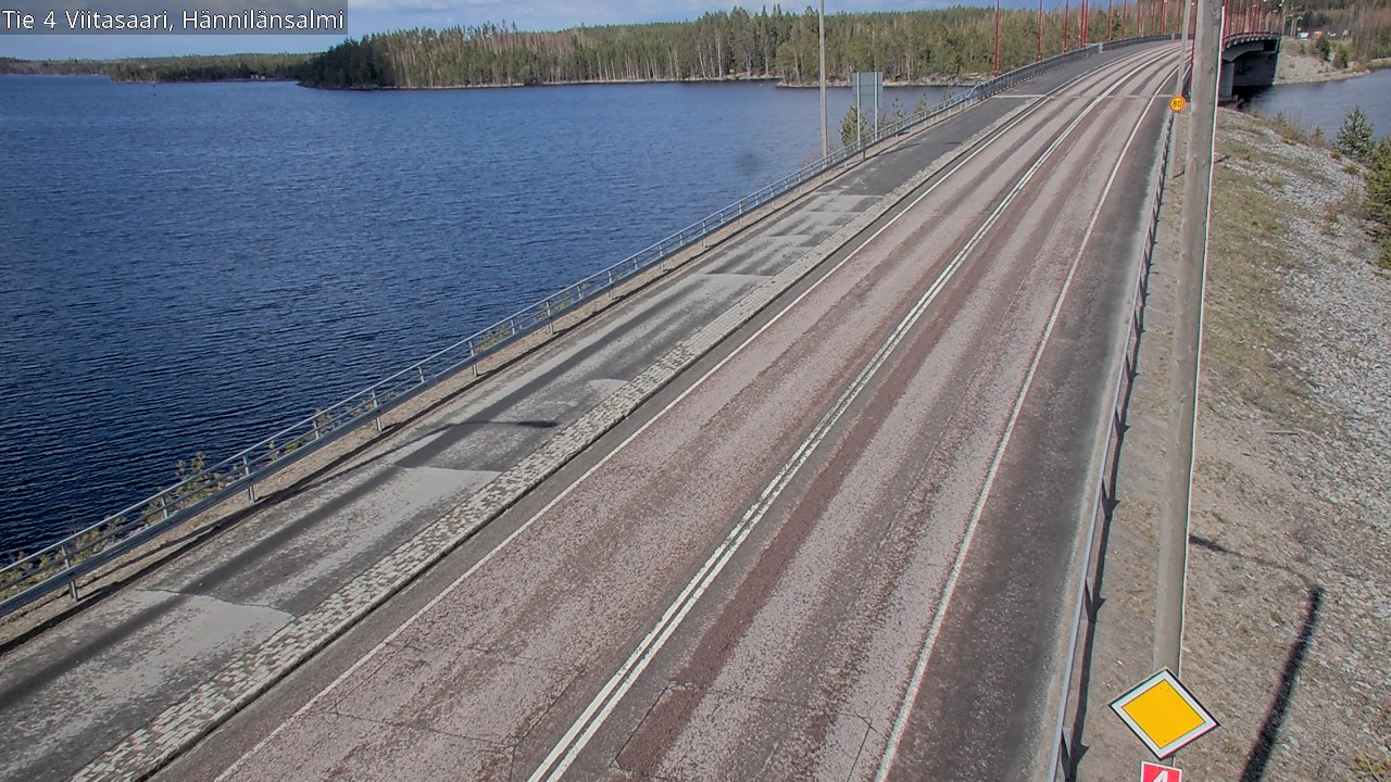Weather Camera Image Road 4 Viitasaari Hännilänsalmi, Viitasaari, Keski-Suomi