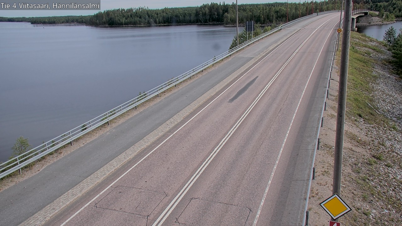 Weather Camera Image Road 4 Viitasaari Hännilänsalmi, Viitasaari, Keski-Suomi