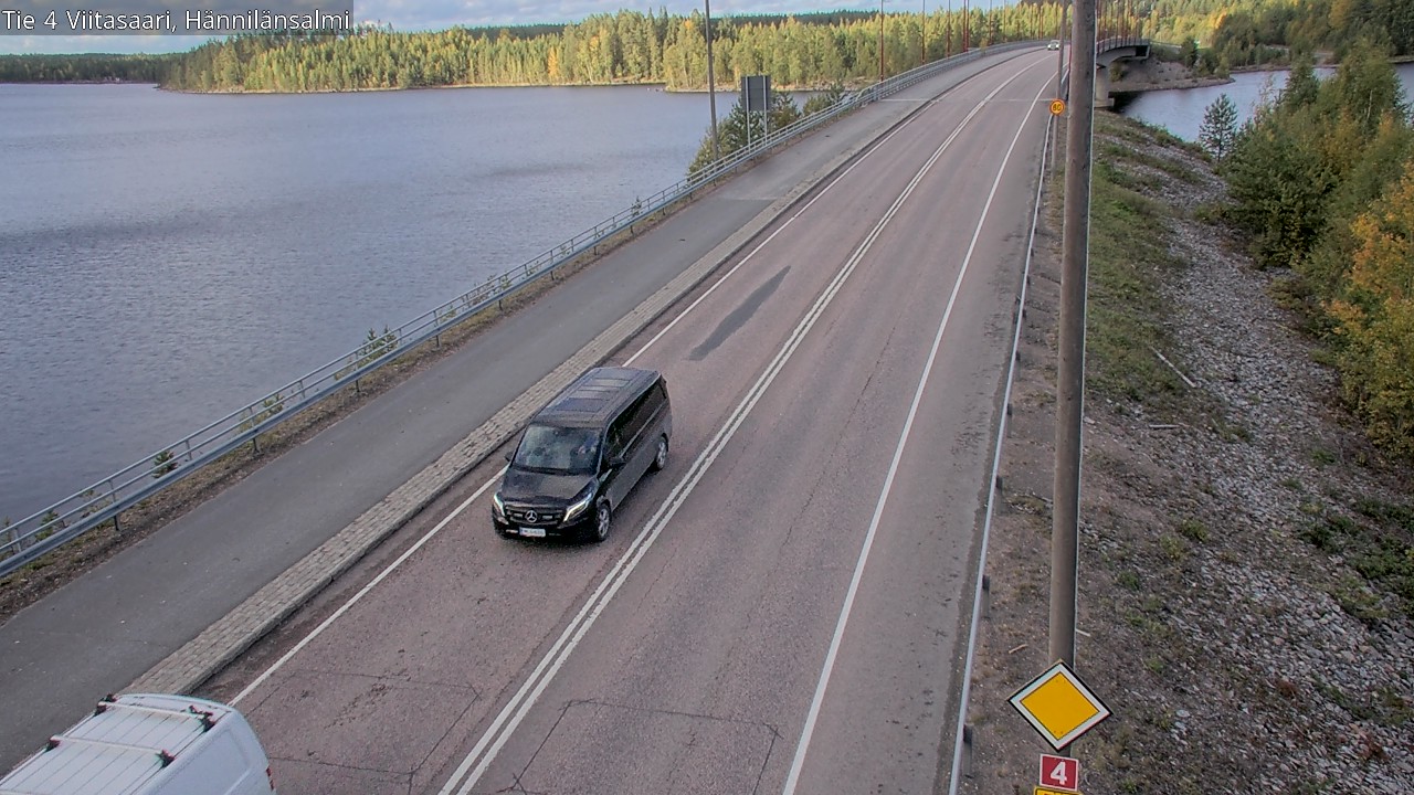 Weather Camera Image Väg 4 Viitasaari Hännilänsalmi, Viitasaari, Keski-Suomi