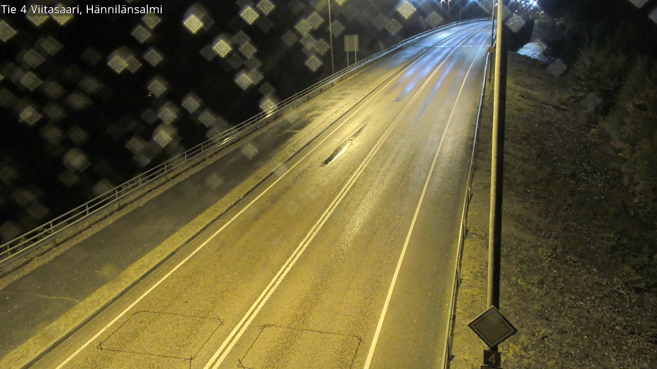 Weather Camera Image Väg 4 Viitasaari Hännilänsalmi, Viitasaari, Keski-Suomi