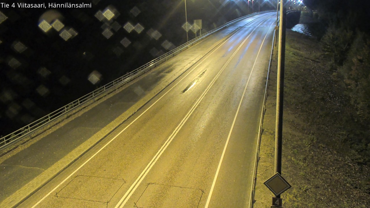Weather Camera Image Väg 4 Viitasaari Hännilänsalmi, Viitasaari, Keski-Suomi