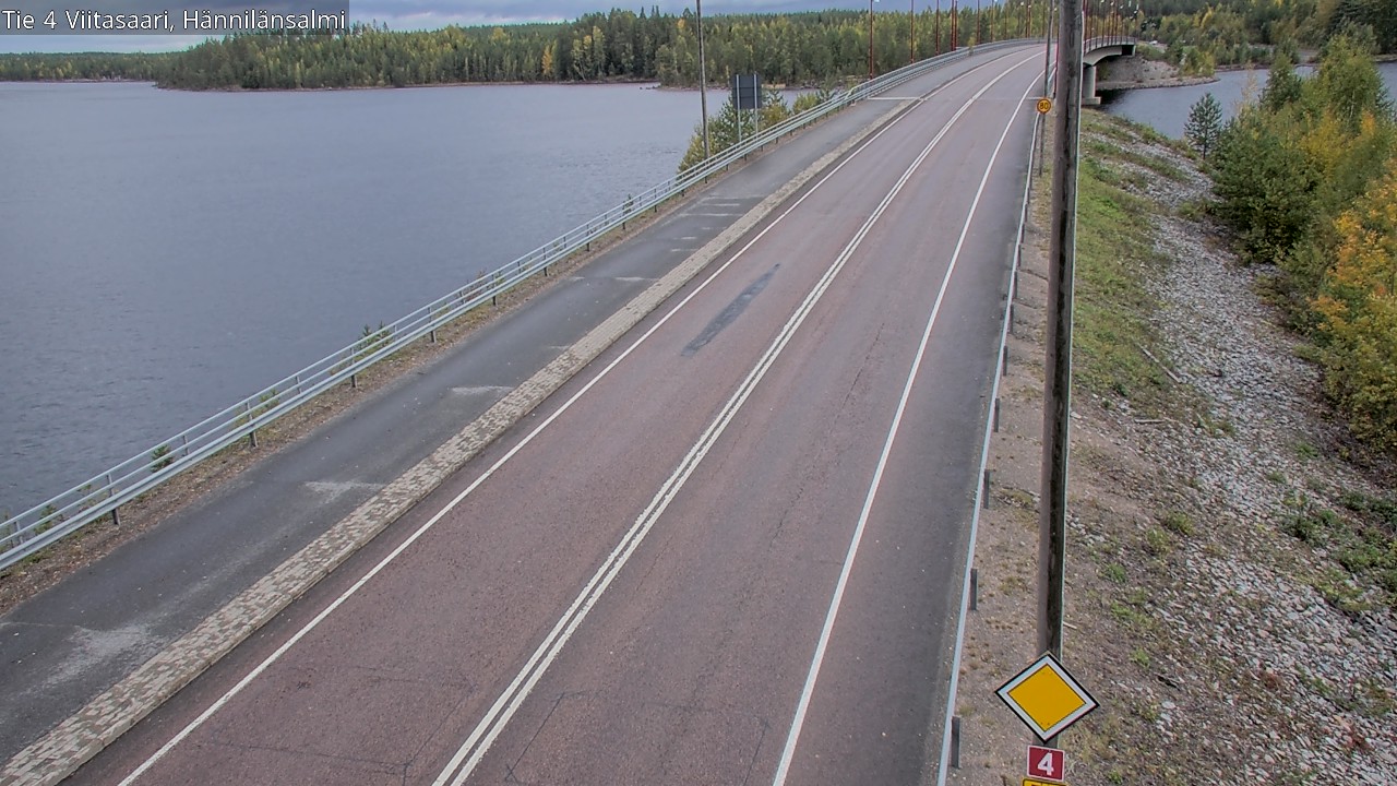 Weather Camera Image Väg 4 Viitasaari Hännilänsalmi, Viitasaari, Keski-Suomi