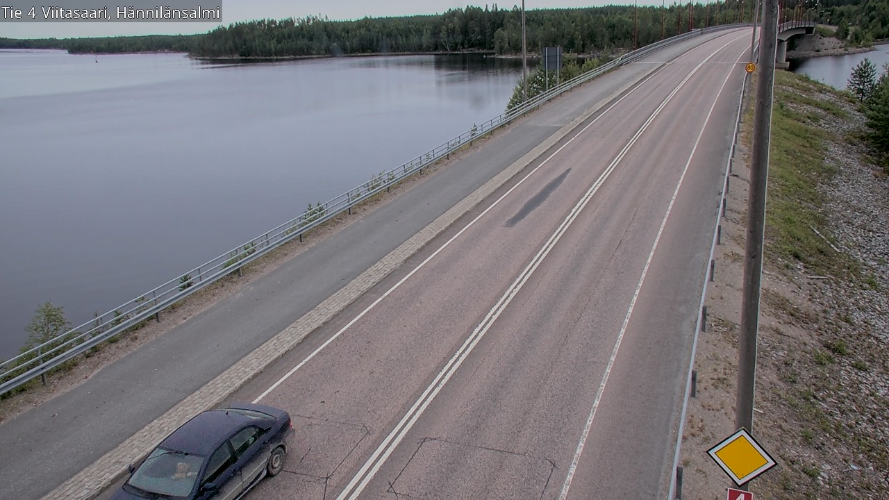 Weather Camera Image Road 4 Viitasaari Hännilänsalmi, Viitasaari, Keski-Suomi